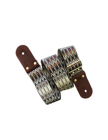 KIDAM K5203RA Courroie Guitare Motifs Rouge