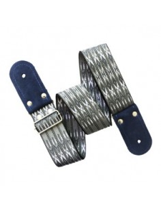 KIDAM K5203AZ Courroie Guitare Motifs Bleu 2
