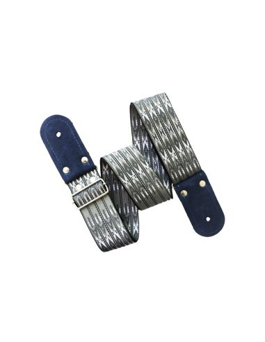 KIDAM K5203AZ Courroie Guitare Motifs Bleu