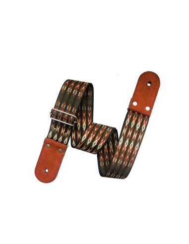 KIDAM K5203DR Courroie Guitare Motifs Rouge