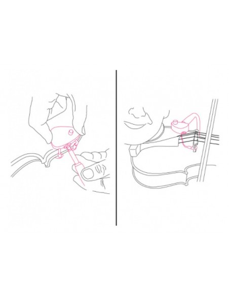 KNA PICKUPS VV-3 micro Violon/celle Piezo