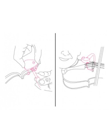 KNA PICKUPS DB-1 micro Contre-basse piezo