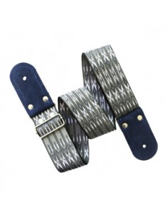 KIDAM K5203AZ Courroie Guitare Motifs Bleu
