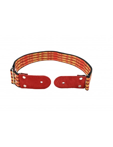 KIDAM K5203GR Courroie Guitare Motifs Rouge