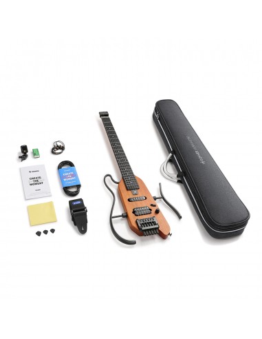 DONNER HUSH-X Travel Guitar Natural