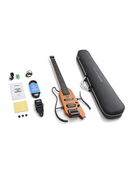 DONNER HUSH-X Travel Guitar Natural