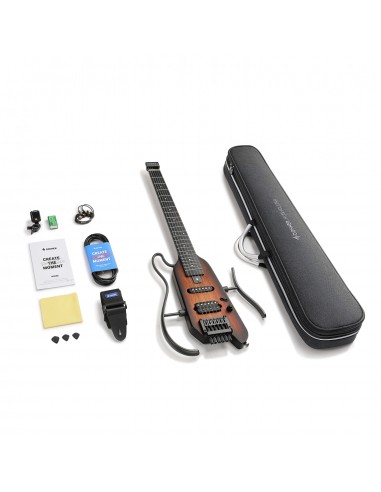 DONNER HUSH-X Travel Guitar Sunburst