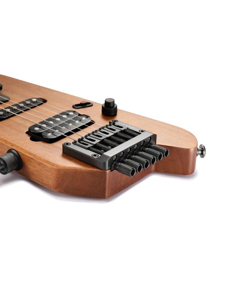 DONNER HUSH-X Travel Guitar Natural