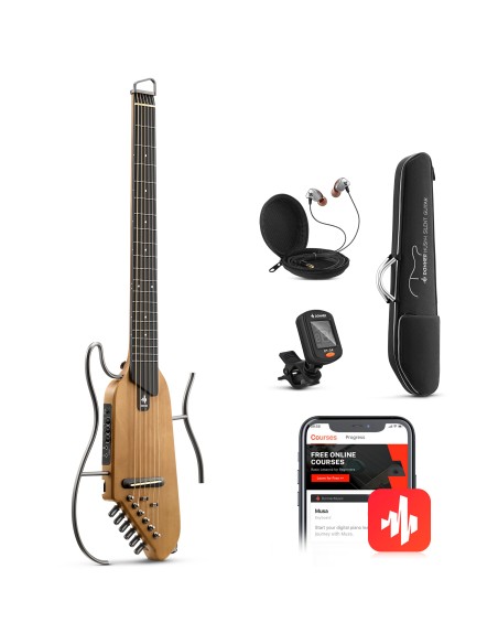 DONNER HUSH-I Travel Guitar MP Nat