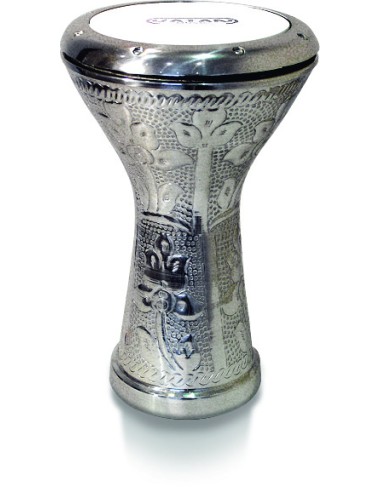VATAN Derbouka Egyptienne Sculptée Argentée