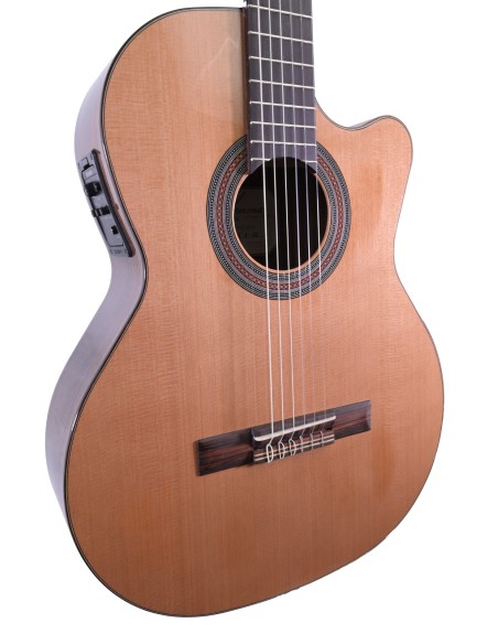 KREMONA PERFORMER FIESTA 65 4/4 CW-ELECTRO CEDRE MASSIF-PALISSANDRE-48mm