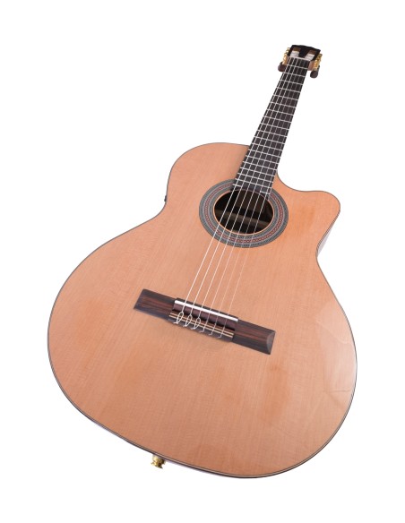 KREMONA PERFORMER FIESTA 65 4/4 CW-ELECTRO CEDRE MASSIF-PALISSANDRE-48mm