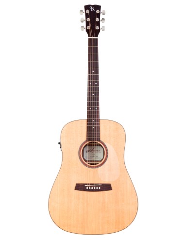 KREMONA FOLK DREAD 10 ELECTRO SPRUCE MASSIF-SAPELLI-SATIN