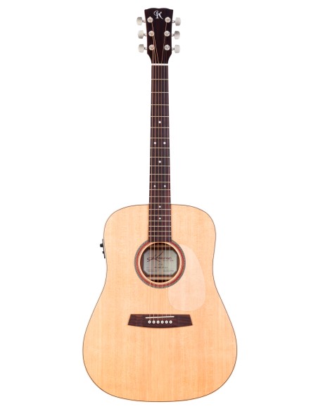 KREMONA K-M10E FOLK DREAD 10 ELECTRO SPRUCE MASSIF-SAPELLI-SATIN