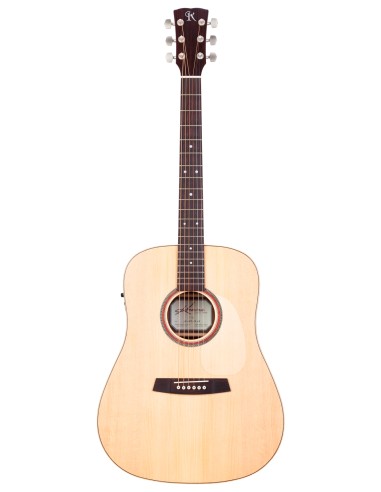 KREMONA FOLK DREAD 10 ELECTRO SPRUCE MASSIF-PALISSANDRE-SATIN