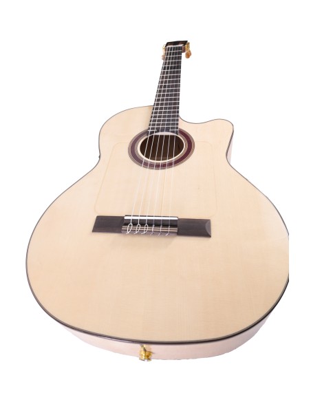 KREMONA - FLAMENCA CW ELECTRO ROSA LUNA SPRUCE MASSIF HETRE TRUSS ROD