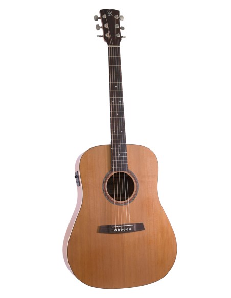 KREMONA K-M10CE FOLK DREAD 10 ELECTRO CEDRE MASSIF-SAPELLI-SATIN