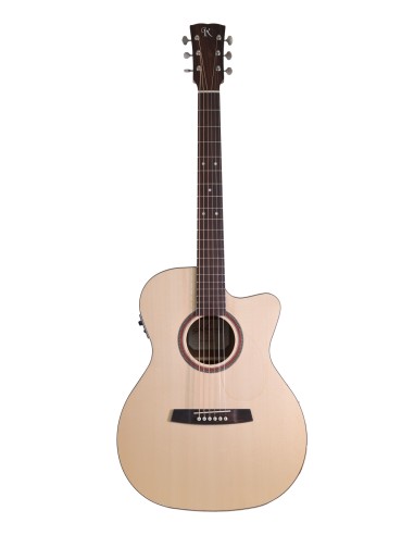 KREMONA FOLK ORCHESTRA CW 15 ELECTRO SPRUCE MASSIF-SAPELLI-SATIN