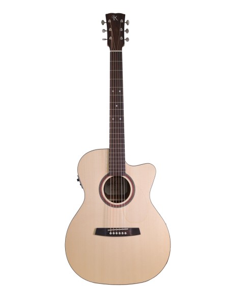 KREMONA FOLK ORCHESTRA CW 15 ELECTRO SPRUCE MASSIF-SAPELLI-SATIN