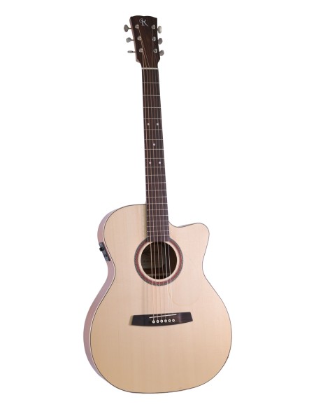 KREMONA FOLK ORCHESTRA CW 15 ELECTRO SPRUCE MASSIF-SAPELLI-SATIN