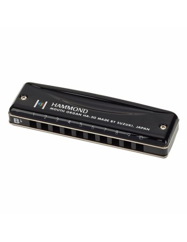 SUZUKI HA20B HARMONICA DIATONIQUE HAMMOND B en Si