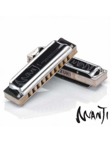 SUZUKI M20LP HARMONICA DIATONIQUE - MANJI PACK GRAVES C/D AVEC HOUSSE